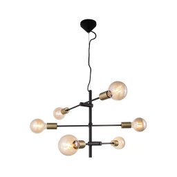 Nordlux - Lustră suspendată pe cablu JOSEFINE, 6xE27/25W/230V
