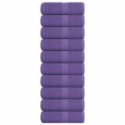 Prosoape pentru oaspeti 10 buc Violet 360 g/m² 100% bumbac GartenMobel Dekor