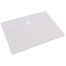 Mapa A5 cu buton SPREE, transparent, 12 buc/set