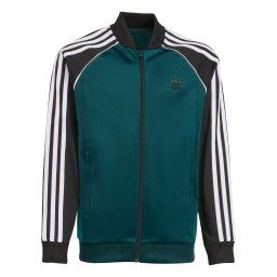 ADIDAS ORIGINALS Hanorac 'Adicolor' verde închis / negru / alb
