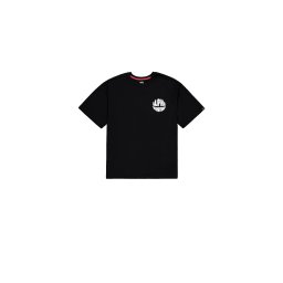 ALPHA INDUSTRIES Tricou negru / alb