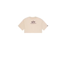 ALPHA INDUSTRIES Tricou bej / mov închis
