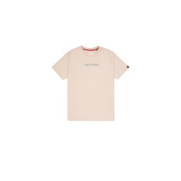 ALPHA INDUSTRIES Tricou bej / verde jad