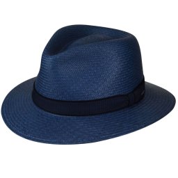 Palarie Bailey of Hollywood Brooks Panama Fedora Denim
