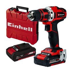Einhell - TE-CD 18/40-1 Li PXC - Masina de gaurit si insurubat cu 2 acumulatori, Li-Ion, 18 V, 1.5 Ah, 40 Nm, valiza plastic