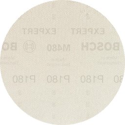 Plasă de șlefuit pentru lemn și vopsea, diametru 125 mm, granulație 180, 5 buc