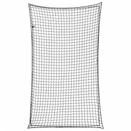 Plasa de remorca cu funie elastica, negru, 5x3 m, PP GartenMobel Dekor