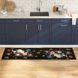 Covor de bucatarie Floral Flori 60 x 180 cm Catifea GartenMobel Dekor