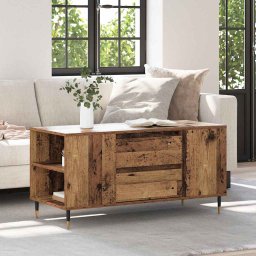 Masa de cafea Lemn vechi 102 x 44.5 x 50 cm Lemn compozit GartenMobel Dekor