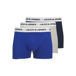 JACK & JONES Boxeri 'JACJOE' albastru / bleumarin / gri amestecat / alb
