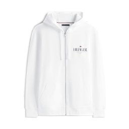 Tommy Hilfiger Big & Tall Hanorac negru / alb