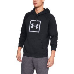 Under Armour Hanorac Rival Fleece logo Hoodie Black XXL