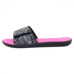 Papuci dama, negru, de plaja, din material sintetic, cu talpa joasa, Rider 83331-AD447-Negru (Marime: 37)