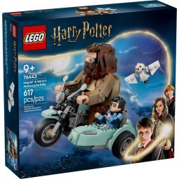 LEGO® Harry Potter 76443 - Hagrid™ si Harry intr-o tura cu motocicleta