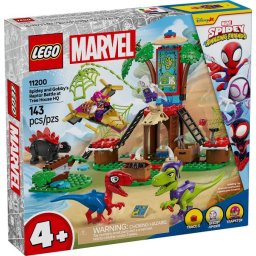 LEGO® Marvel 11200 - Infruntarea dintre dinozaurii Spidey si Gobby la casa-sediu din copac