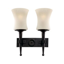 Aplică de perete Searchlight CARTWHEEL 0812-2BK 2xE27/60W/230V