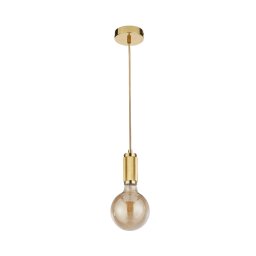 Searchlight 77651GO - Pendul pe cablu SUSPENSION 1xE27/60W/230V, auriu