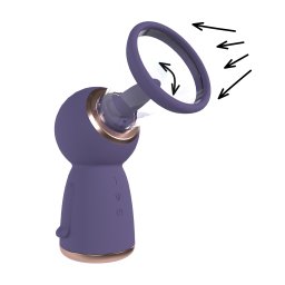 Shots Pumped Exquisite Rechargeable Vulva & Breast Pump Purple