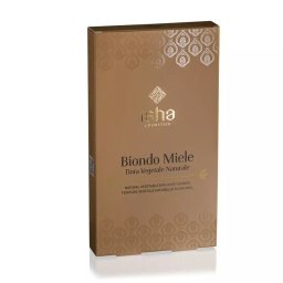 Vopsea de par naturala blond - miere 100g, Isha