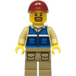 Lego City Minifigures cty1298 - Angajat parc safari