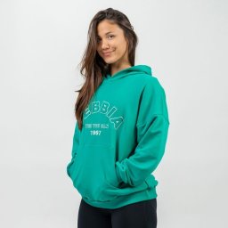NEBBIA Hanorac pentru femei Oversize Gym Rat Green S