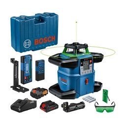 Bosch - GRL 650 CHVG - Nivela laser rotativa, 70 m, +/-3 mm/m, 600 rot/min, receptor, proiectie verticala, valiza plastic