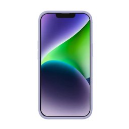 Husa Baseus Liquid Silica Gel Case for iPhone 14 Plus (lavender)+ tempered glass + cleaning kit