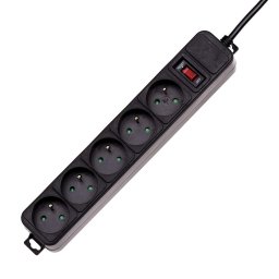 Prelungitor Akyga AK-SP-05B surge protector 5 AC outlet(s) 250 V Black 3 m