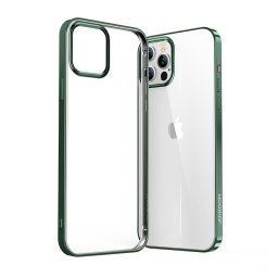 Husa Joyroom New Beautiful ultra thin electroplated frame - Husă telefon - compatibil cu Apple iPhone 12 Pro Max - culoare Verde