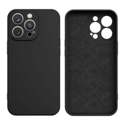 Husa Silicone case for Samsung Galaxy A14 5G / Galaxy A14 silicone cover black