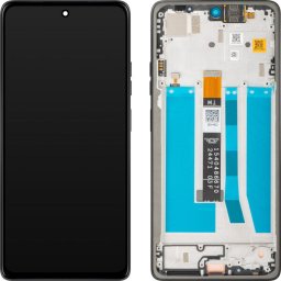 Piese si componente Display cu Touchscreen Motorola Moto G75, cu Rama, Gri (Charcoal Gray), Service Pack 5D68C29066