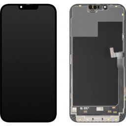 Piese si componente Display cu Touchscreen MP compatibil cu Apple iPhone 13 Pro Max, cu Rama, Versiune Soft OLED IC Movable 120Hz FHD, Negru
