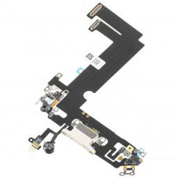 Piese si componente Banda cu Conector Incarcare - Microfon Apple iPhone 12 mini, Alb