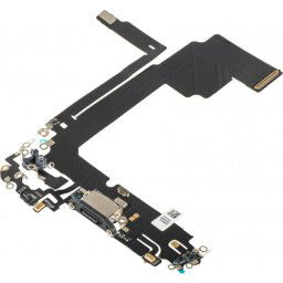 Piese si componente Banda cu Conector Incarcare - Microfon Apple iPhone 15 Pro Max, Negru
