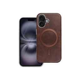Husa Husa MagSafe pentru Apple iPhone 16 Pro, OEM, Gentleman Mag, Maro
