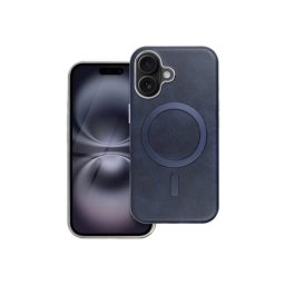 Husa Husa MagSafe pentru Apple iPhone 16 Pro, OEM, Gentleman Mag, Bleumarin