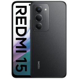 Smartphone Redmi 15 128GB 6GB RAM Dual SIM Midnight Black
