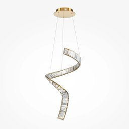 Suspensie Krone P097PL-L48BS3K, L45cm, 36W LED, 3000K, alamă