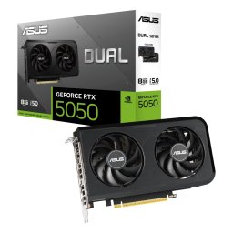 ASUS DUAL-RTX5050-O8G Dual OC GeForce RTX 5050 8GB GDDR6 DLSS4