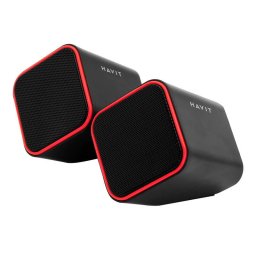HV-SK473,RMS: 6 W, USB 2.0, Negru/Rosu