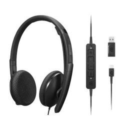 Casti 4XD1M45626 Wired Head-band USB Type-C Negru