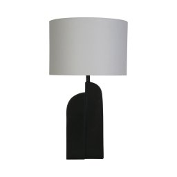 Lampă de masă Searchlight PERTH EU61650BK - 1xE27/60W/230V