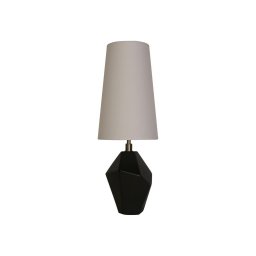 Searchlight EU88250BK - Lampă de masă APEX 1xE27/60W/230V negru/gri