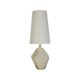 Lampă de masă Searchlight APEX EU88250WH, 1x E27/60W/230V, alb/gri