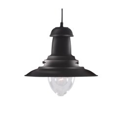 Searchlight 4301BK - Pendul cu cablu FISHERMAN 1xE27/60W/230V negru