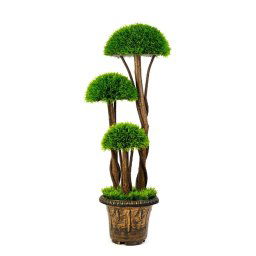 Decoratiune cu plantă artificială - Arbust Boxwood sferic - 90 cm