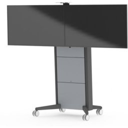 Stand SMS Presence Mobil VC 1650 mm, VESA 200 – 800/100 – 400mm, Aluminiu/Gri Antracit