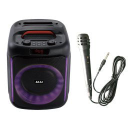 Boxa Portabila Akai ABTS-V20, Bluetooth, 20W, RGB, Negru