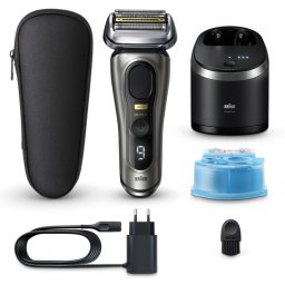 Aparat de ras Braun Series 9 Pro+ 9565CC, Argintiu-Negru