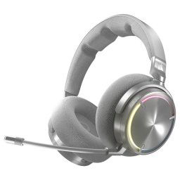 Casti gaming Corsair Virtuoso Max 2.4GHz wireless and Bluetooth® , Dolby Atmos®, active noise cancellation, PC, Mac, PS5/PS4, Switch, and mobile, graphene drivers, RGB, silver